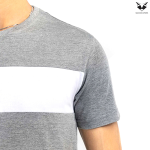 เสื้อยืดแขนสั้นผู้ชาย ผ้าฝ้ายถัก 100% สัมผัสนุ่ม สีสวย ขายดี คุณภาพสูง บริการ OEM ยอดนิยม - Product Image 5