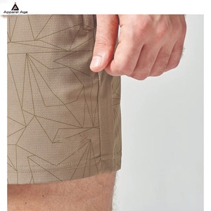 Shorts décontractés pour hommes, taille élastique, haute qualité, style streetwear américain, batik, longueur genou, avec logo personnalisé, neufs - Product Image 6