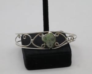 Druzy Cuff <b>Bangles</b> with German <b>Silver</b>, Adjustable Druzy Stone Open Cuff <b>Bracelet</b>, Fashion Gemstone <b>Bangle</b> Jewelry for Women - Product Image 2