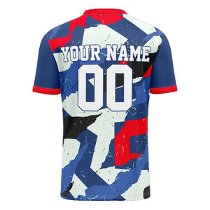 Nueva Camiseta de Fútbol para Hombre Cosida, Logotipo/Colores Personalizados, Antiarrugas, Transpirable, Calidad Premium, Precio al por Mayor - Product Image 3