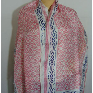 Indian Women’s <b>Scarves</b> Check Print Long Silk <b>Scarf</b> Elegant Designer <b>Checked</b> Pattern Silk Shawl for Ladies Soft Premium Quality - Product Image 3