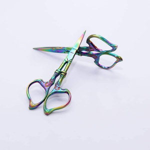 Professional Stainless Steel Rainbow Victorian Embroidery <b>Scissors</b> 3.5 Inch for Thread Cutting Cross Stitch and <b>Sewing</b> - Product Image 1