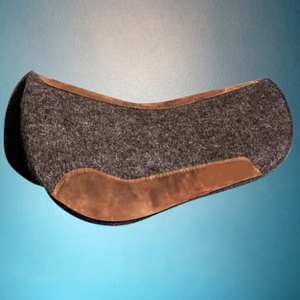 Tapis de selle de dressage occidental brun rouille couverture en laine avec doublure polaire pour l'équitation - Product Image 5