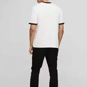 Men's Short Sleeve O-Neck <b>Collar</b> <b>T</b>-<b>Shirts</b> Solid Pattern Summer Trend 100% Cotton Breathable Quick Dry Regular Fit Wholesale - Product Image 2