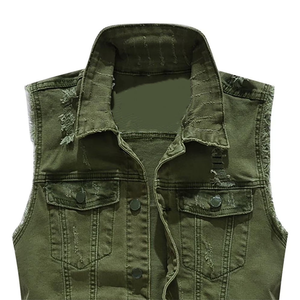 Unisex Denim <b>Vest</b> Sleeveless Jean Jacket Men <b>Women</b> Formal Waterproof Winter Vintage Washed Stylish Outerwear - Product Image 2