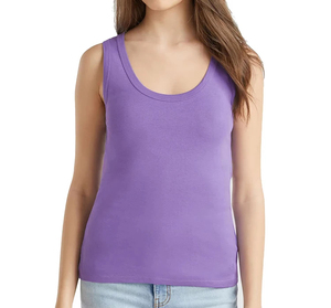 Camiseta sin mangas de moda para mujer en venta a precio económico, precio al por mayor, logotipo bordado personalizado, camiseta sin mangas para mujer elástica en cuatro direcciones - Product Image 4