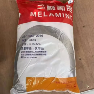 Polvo de Melamina 99.8% Grado Industrial CAS 108-78-1 MEL-998-AH Polvo Cristalino Blanco Marca Personalizada China para Resina MF - Product Image 5