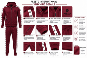 Sudadera con capucha y diseño de rayas personalizado, diseño popular más vendido en 2026, conjunto deportivo de algodón/felpa para hombre - Product Image 5