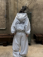 OEM ODM Sweat à capuche unisexe d'hiver coupe ample avec fermeture éclair, personnalisation par broderie et impression de lettres, Polyester/Coton, Streetwear, Vêtements vietnamiens