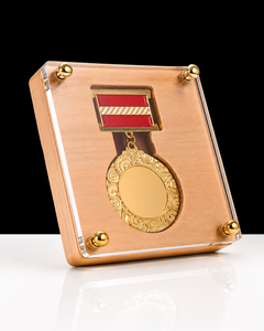 Wooden & Acrylic Medal Holder Display 3mm Thickness Customizable Color & Logo - Product Image 5