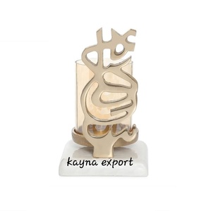 Bougeoir votif fini argent de luxe pour la maison décorative Offre spéciale bougie de maison moderne pots de bougie votive décoration de table - Product Image 2