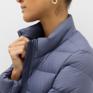 Vestes d'hiver pour femmes, nouvelle collection tendance décontractée, fermeture éclair intégrale, col montant, design bulle, grandes tailles - Product Image 3