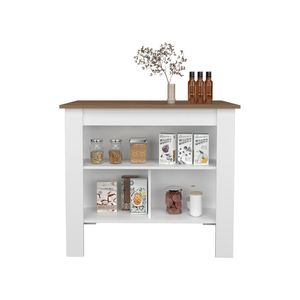 Ada cucina in mogano/cucina bianca isola e carrello - Product Image 4