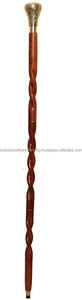 Vente chaude bâton de marche en bois avec nouveau Design poignée en laiton canne de marche pliante cannes de marche décoratives - Product Image 3