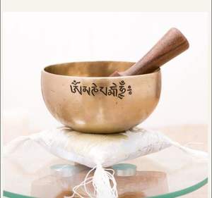 Auténtica Cuenco Tibetano de Latón Hecho a Mano para Meditación, Sanación, Equilibrio de Chakras, Yoga Espiritual, Terapia de Sonido, Decoración del Hogar, Regalo - Product Image 5