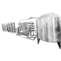 Station de Traitement d'Eau Industrielle RO Automatique en Acier Inoxydable 1000 LPH avec Moteur de Pompe PLC, 98% Désalinisation, Débit de Sortie 6000 GPD, 220V, Garantie 1 An
