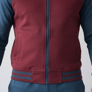 Comfy And Stylish Varsity Jacket Soft Touch Fabric Stretchy Material Double Best Stitching jacket for men men's jackets - Product Image 6