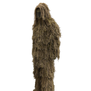 Traje Ghillie Ligero y Transpirable para Francotirador, Camuflaje Táctico de Cuerpo Completo, Camuflaje Bosque, Trajes Ghillie para <span class=keywords><strong>Caza</strong></span> - Product Image 4