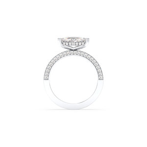 Bague solitaire pour femme REYES Custom Fine Jewelry, certifiée GRA, en argent sterling 925, coupe marquise, 1,43 ct, moissanite VVS. - Product Image 6