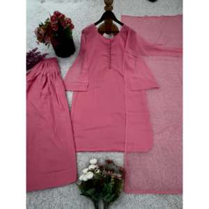 Conjunto Dupatta hermoso y parte inferior superior de ropa de fiesta para mujer de diseñador - Product Image 3