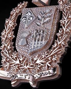 Collar Cubano para Hombre con Colgante de Moissanita VVS1 en Plata de Ley 925, Hecho a Mano, Estilo Hip Hop para Fiestas - Product Image 1