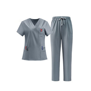 Tenues médicales Solid Trader aux couleurs vives et résistantes pour le personnel pédiatrique et des services généraux, design durable, uniforme d'hôpital - Product Image 4