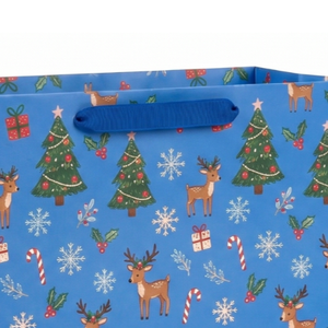 Eco-friendly Coated <b>Paper</b> Christmas Theme Custom Brand Logo OEM Gift Bag Packaging Customized <b>Pattern</b> Shape <b>Paper</b> Art Viet EB001 - Product Image 3