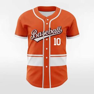 Camiseta Estilo Jersey de Béisbol con Diseño Clásico de Botones, Tela Cómoda, Opciones Personalizadas para Eventos de Equipo y Uso Diario - Product Image 1