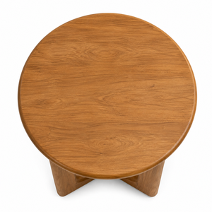 Mesa de Comedor Moderna Escandinava de Madera de Teca Sólida con Base de Pedestal en Forma de U, Muebles Ecológicos para Apartamento - Product Image 3