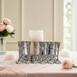 Silver Polished Metal <b>Candle</b> <b>Holder</b> with New Design TableTop Centerpiece for Lanterns & <b>Candle</b> <b>Sticks</b> - Product Image 5