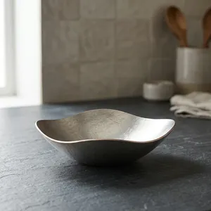 Decorative Hammered Stainless <b>Steel</b> <b>Bowl</b> Multipurpose Serving <b>Bowl</b> for Dessert Ice Cream Snacks Dry Fruits Home Office - Product Image 5