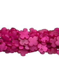 Perles en résine trèfle à quatre feuilles porte-bonheur 25 mm |   Perles de trèfle arc-en-ciel, lot de 27 couleurs - Product Image 4