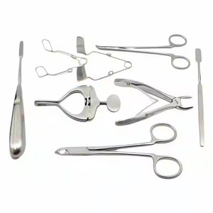 Kit d'instruments chirurgicaux rétractables en acier inoxydable avec étui à fermeture éclair pour les interventions dentaires, ORL et les interventions cliniques mineures - Product Image 2