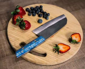 Couteau à viande artisanal LEGACY BLADES en acier à haute teneur en carbone, manche en bois, couteau de cuisine robuste, fabrication OEM - Product Image 3