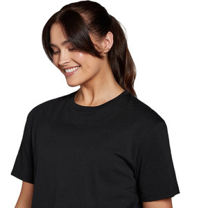 Chemise courte slim fit pour femme, tissu en coton respirant, design élégant, confortable à porter au quotidien. - Product Image 3