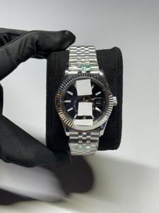 Luxury Quartz Watch Moissanite Diamond Stainless Steel Band Case Glass Mixed Water Resistant Stick Dial Dual Long Battery Life - Product Image 1