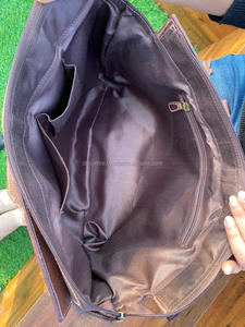 กระเป๋าถือสตรีหนังแท้มีพู่ห้อยทำจากหนังวัวสีเทอร์ควอยซ์ทำจากหินแฟชั่นสไตล์ตะวันตก - Product Image 6