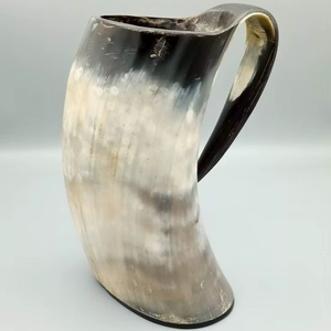 Simple Design Eco-friendly Horn Mugs Reusable Feature Providing Comfortable Hold for Everyday Beverage Drinking Party Use Home - Product Image 1