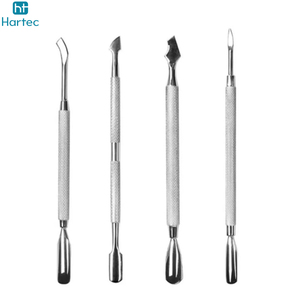 Kit de repousse-cuticules en acier inoxydable durable et de haute qualité pour manucure, soin des ongles et nail art, outil professionnel pour repousser les cuticules. - Product Image 4