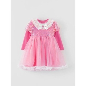 Vestido Estilo Coreano OZKIZ para Niñas de 2 a 7 Años, Primavera/Otoño, Moda Infantil, Vestido con Flores al por Mayor - Product Image 1