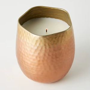 Lanterne à bougie vintage en métal peinte au four pour décoration ethnique, support de bougie chauffe-plat pour événements festifs - Product Image 1