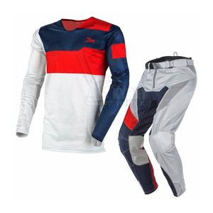 Conjunto de Uniforme de Motocross, Pantalones y Jersey, Impermeable, Cortavientos, Transpirable, Ropa de Carreras para Invierno y Verano, Tallas Grandes, Kits Completos - Product Image 1