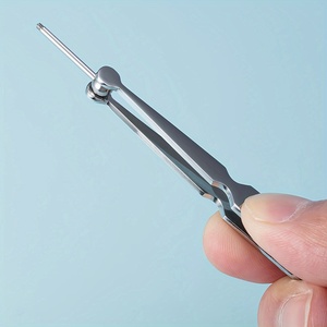 High Precision Surgical Steel Piercing Clamp Tweezer for Body Jewelry Placement Nose <b>Ring</b> Ear Stud <b>Lip</b> <b>Ring</b> Belly Piercing Tool - Product Image 6