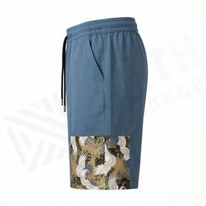 Pantalones Cortos Deportivos para Hombre, Precio Económico, para Gimnasio, Entrenamiento, Fitness, con Estampado, de Poliéster - Product Image 3