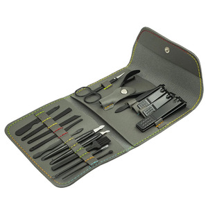 Stainless Steel Beauty Care Accessories Compact Travel Manicure <b>Set</b> with Complete <b>Nail</b> Care Tools for Men Women and Families - Product Image 1