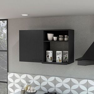 Mobile da cucina a 2 ante Carter Black - Product Image 1