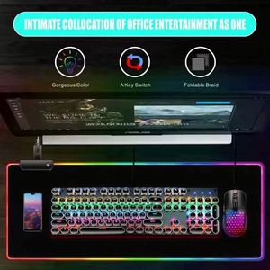 Desk Mat Sublimation Logo Print Creative <b>Computer</b> <b>Accessories</b> Extended Mousepad Gaming Rgb Mouse Pad With Usb Hub - Product Image 4