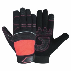 Guantes Deportivos de Dedo Completo, Negros y Verdes, Antideslizantes, de Poliéster, para Exteriores, Unisex - Product Image 4