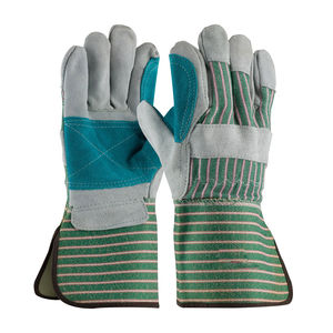 Gants de jardinage d'extérieur sur mesure, neufs, robustes, en cuir de vachette pleine fleur, anti-boulochage, toutes saisons, de haute qualité - Product Image 1
