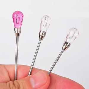 Spatule en acier inoxydable pour nail art, cuillère à mélanger pour poudre et gel UV, outil pour mélanger les liquides - Product Image 4